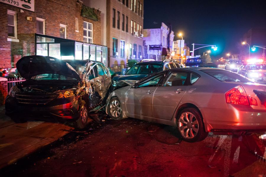 Florida chain reaction car accident